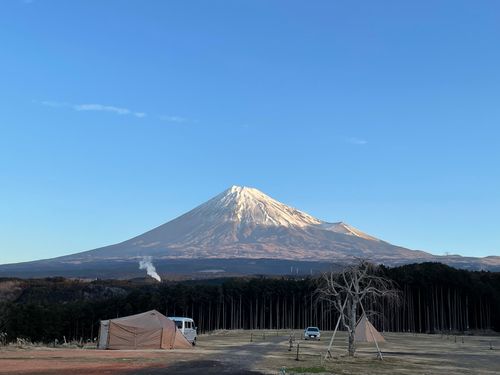 早朝の富士山